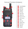 DM-1801 Handheld Radio Two Way Walkie Talkie 5W Dual Band Earpiece Included